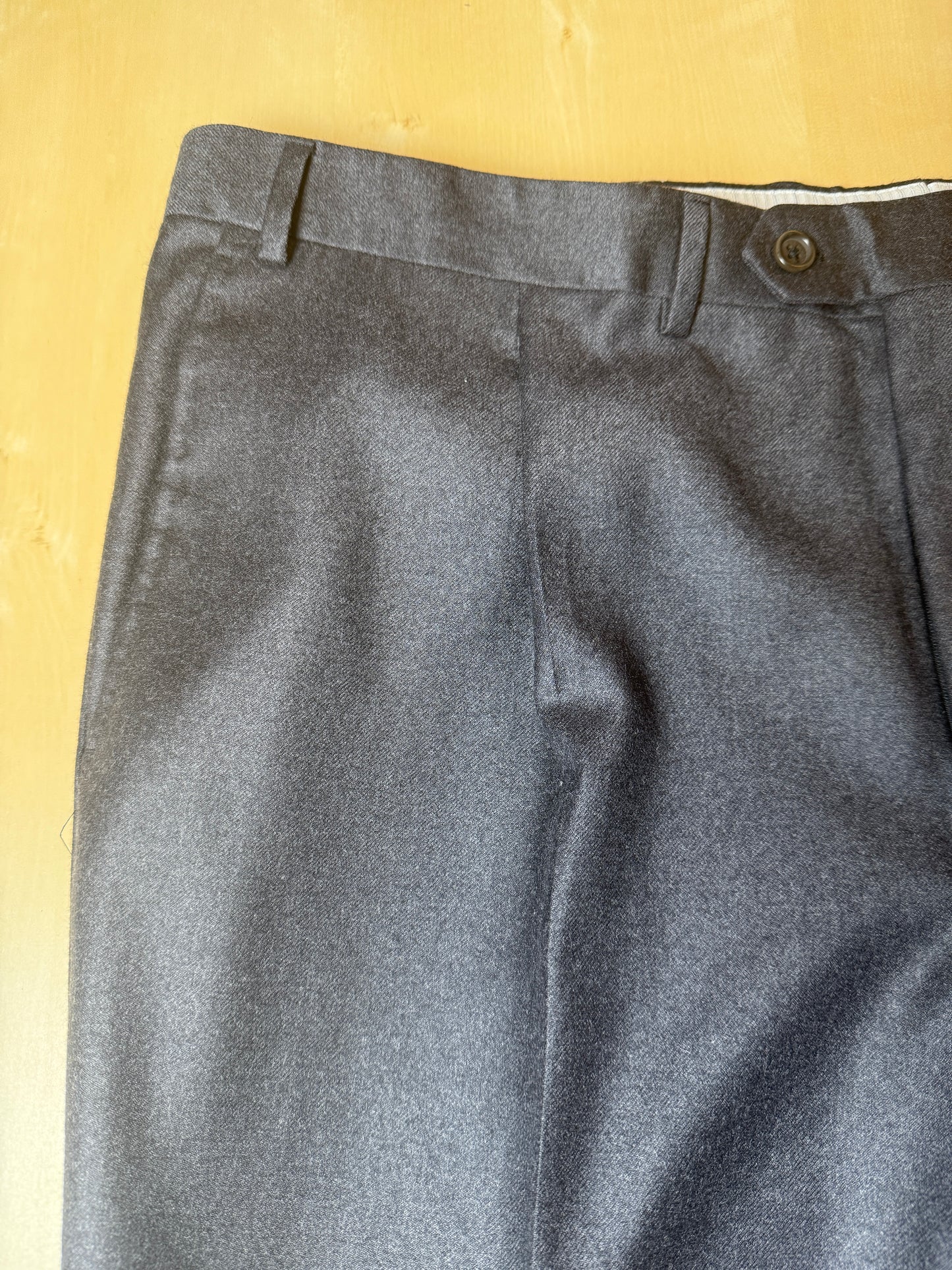 Pantaloni in flanella grigio antracite - tg. 60