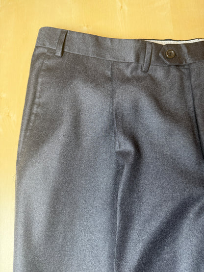 Pantaloni in flanella grigio antracite - tg. 60