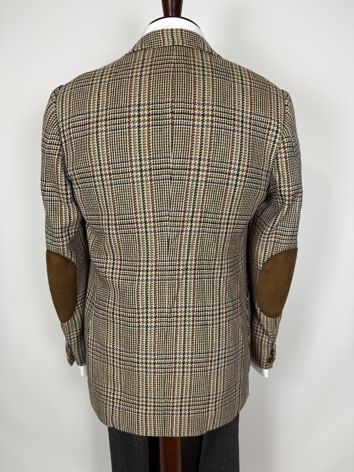 Giacca sartoriale in puro cashmere scozzese principe di Galles - tg. 46