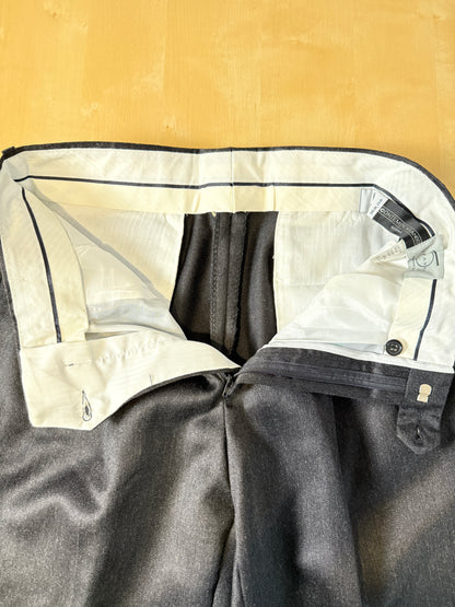 Pantaloni flanella pettinata antracite - tg. 46