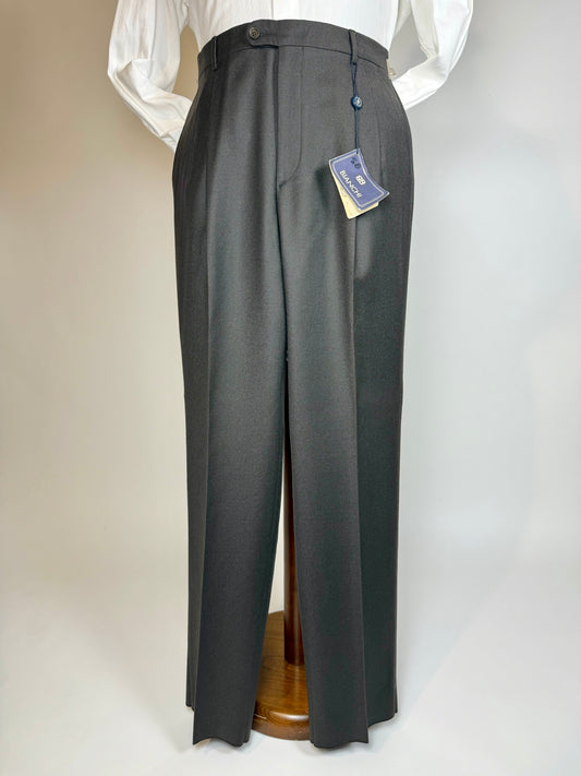 Pantaloni flanella verde scuro anni '80 (NOS) - tg. 48/50