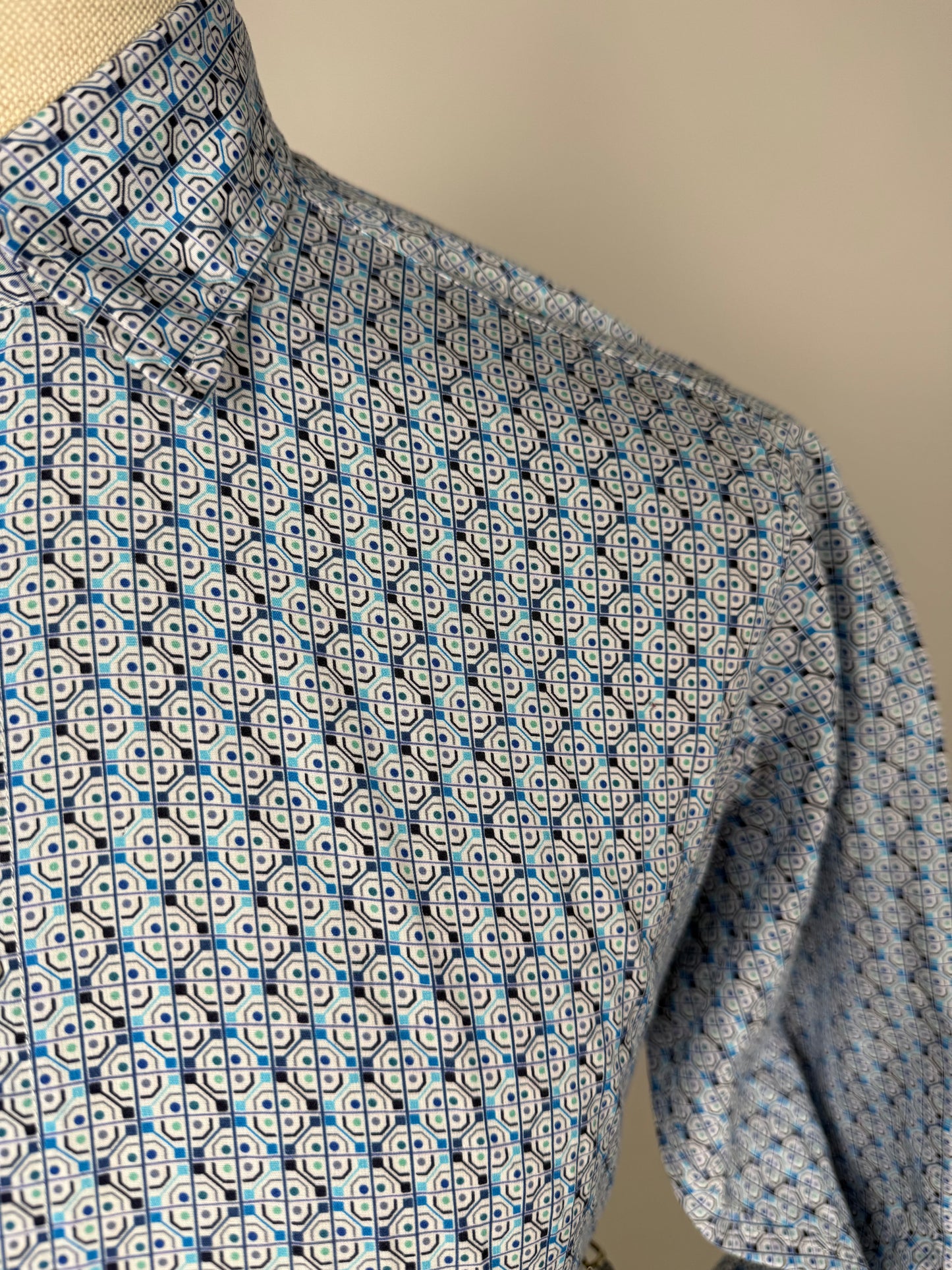 Camicia Etro fantasia geometrica - S/M collo 39