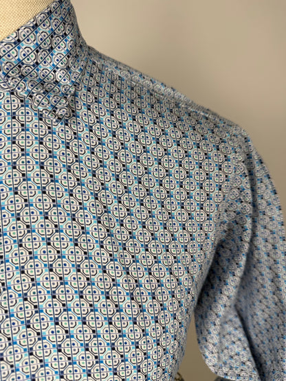 Camicia Etro fantasia geometrica - S/M collo 39