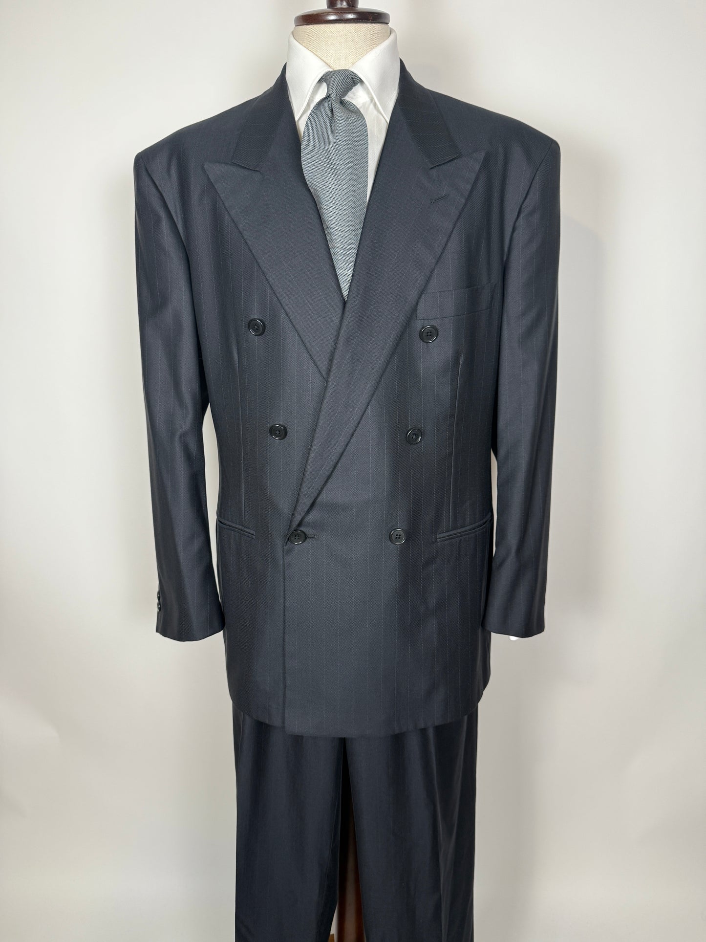 Completo doppiopetto Corneliani anni ‘80 in lana e seta - tg. 52/54