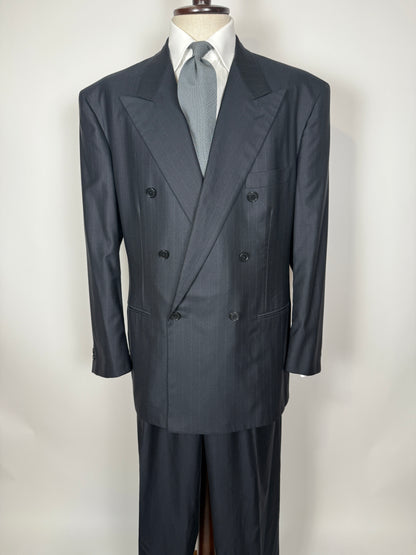 Completo doppiopetto Corneliani anni ‘80 in lana e seta - tg. 52/54