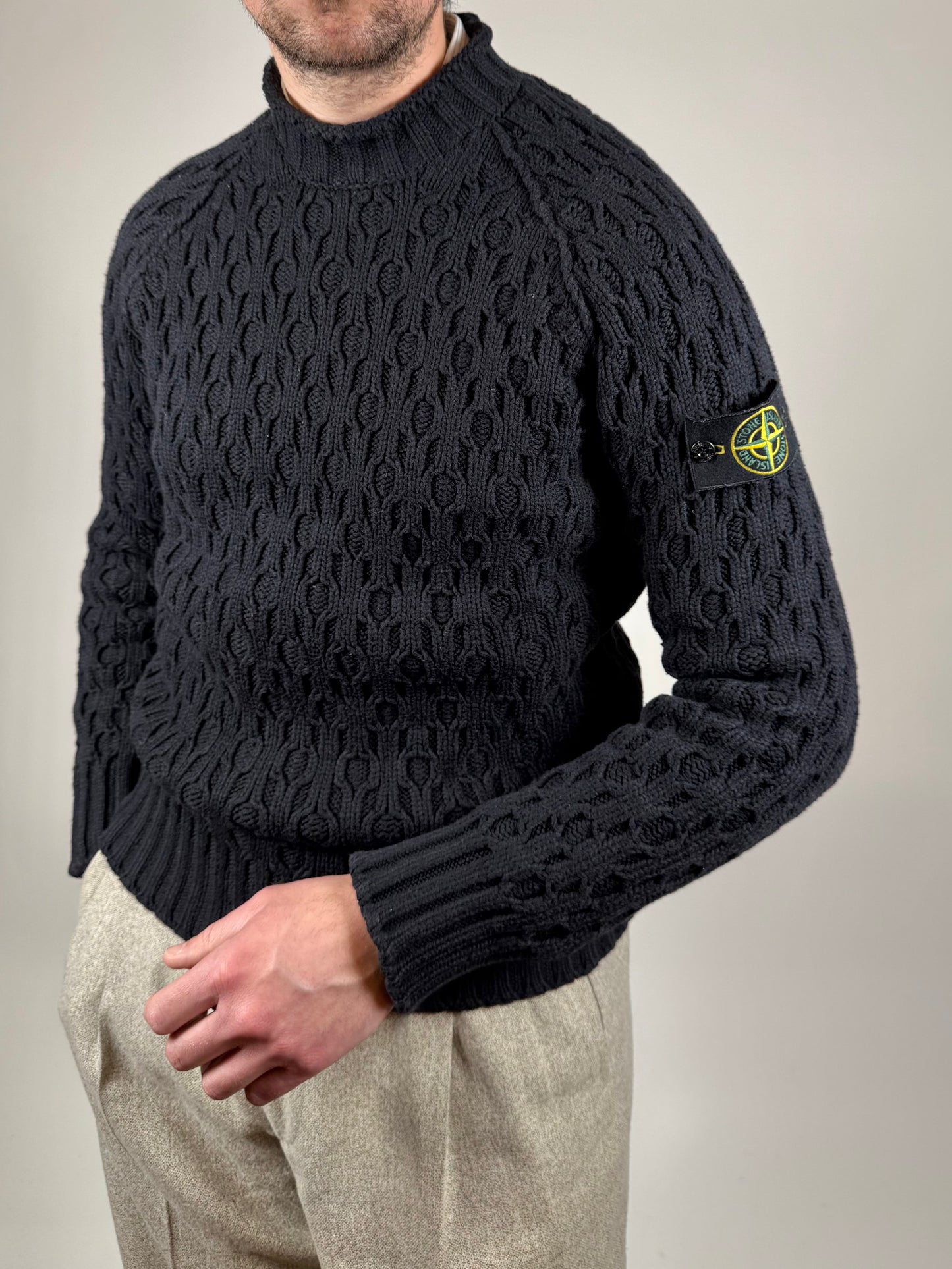 Maglione Stone Island cotone nido d’ape - S/M