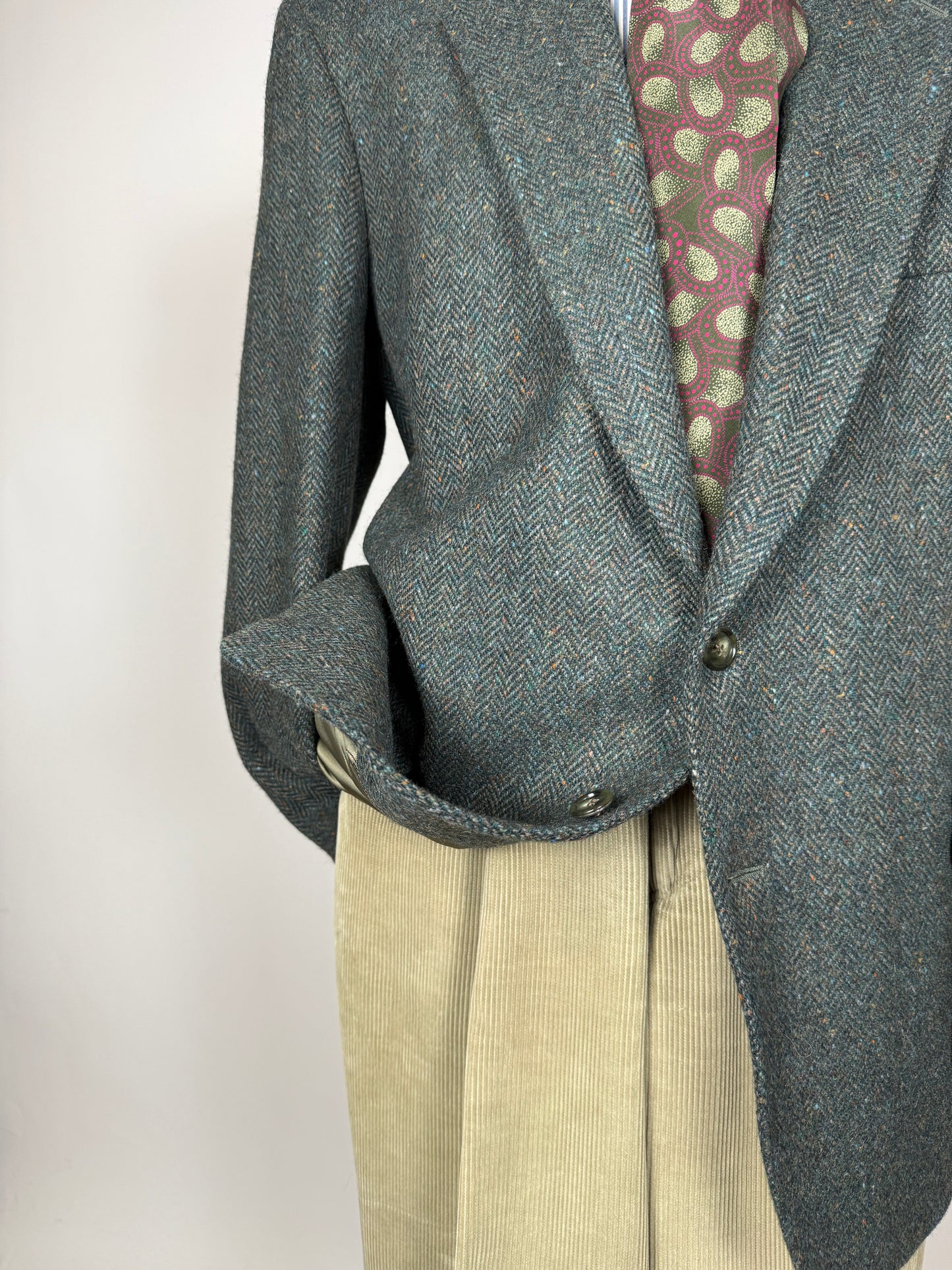 Giacca in Donegal tweed Magee originale irlandese - tg. 54/56