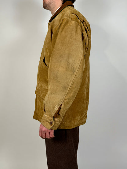 Giaccone Gant “Country coat” vintage pelle scamosciata - XL (52-56)