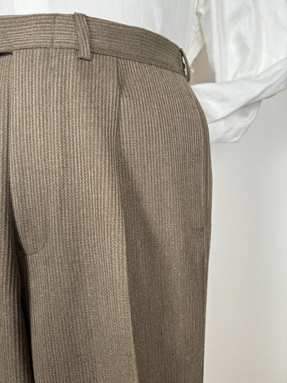 Pantaloni anni ‘80 in lana a coste (NOS) - tg. 44