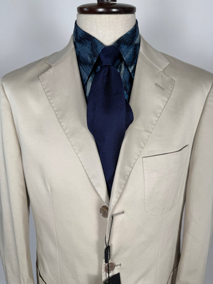 Completo estivo in cotone beige (nuovo) - tg. 52/54