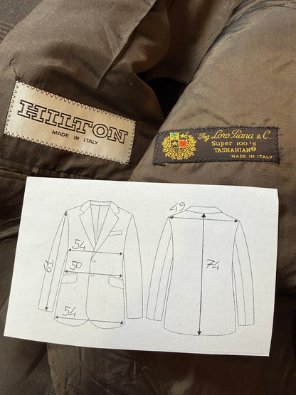 Giacca Hilton anni '80 flanella pettinata Loro Piana - tg. 48