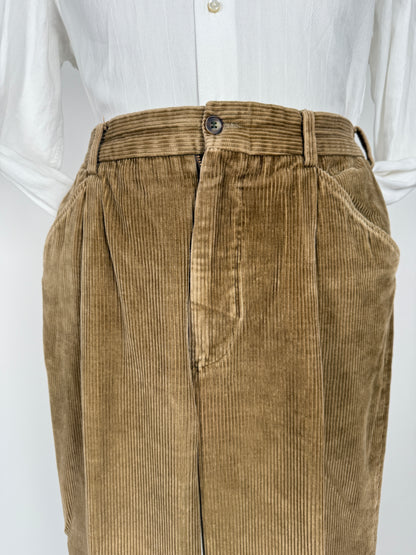 Pantaloni Burberrys velluto a coste beige - tg. 48/50