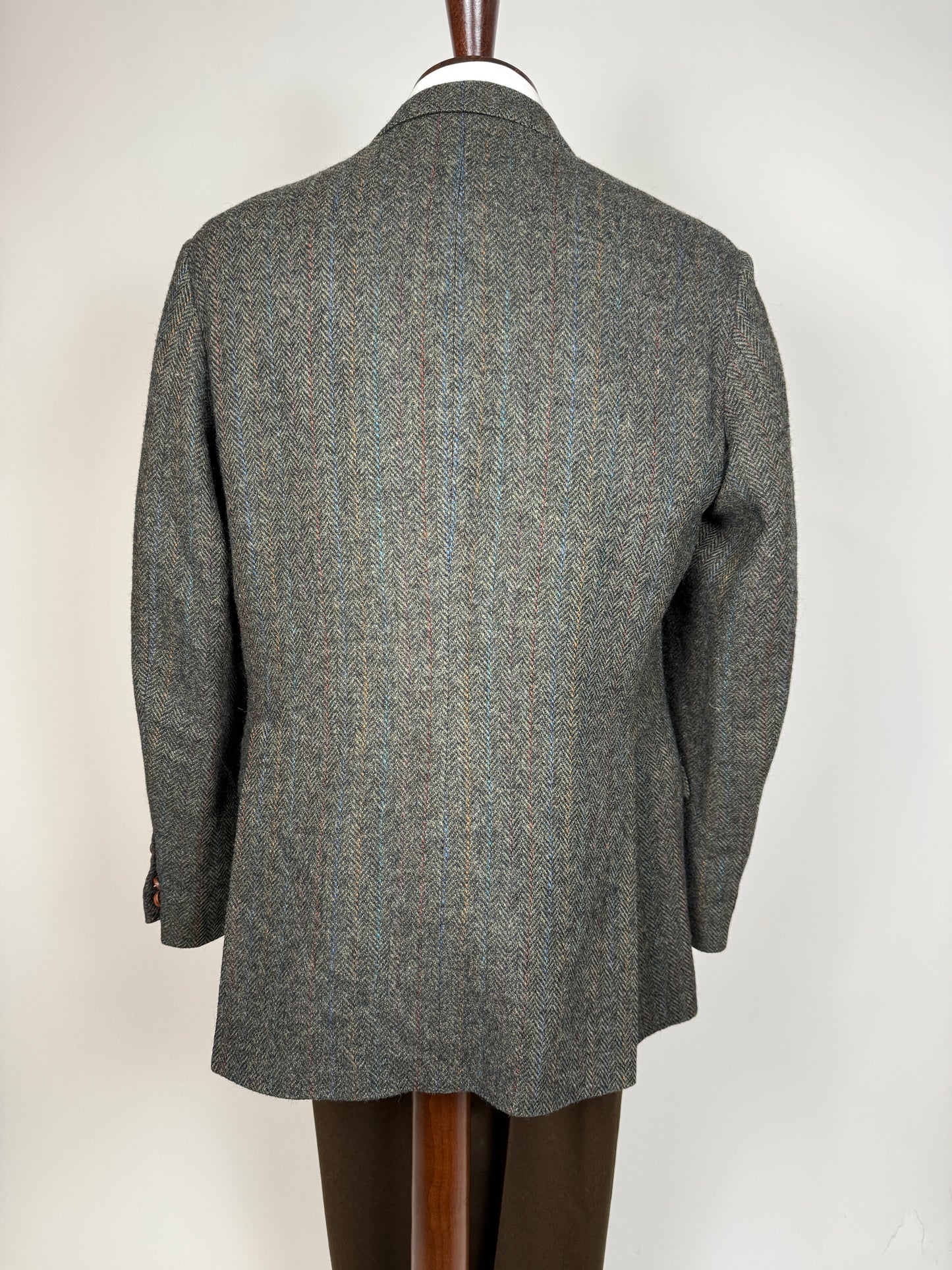 Giacca Daks shetland tweed spigato - tg. 52/54