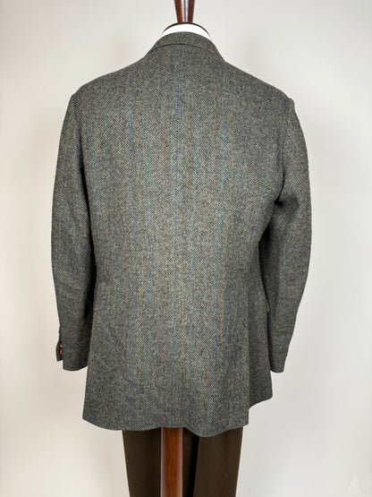 Giacca Daks shetland tweed spigato - tg. 52/54
