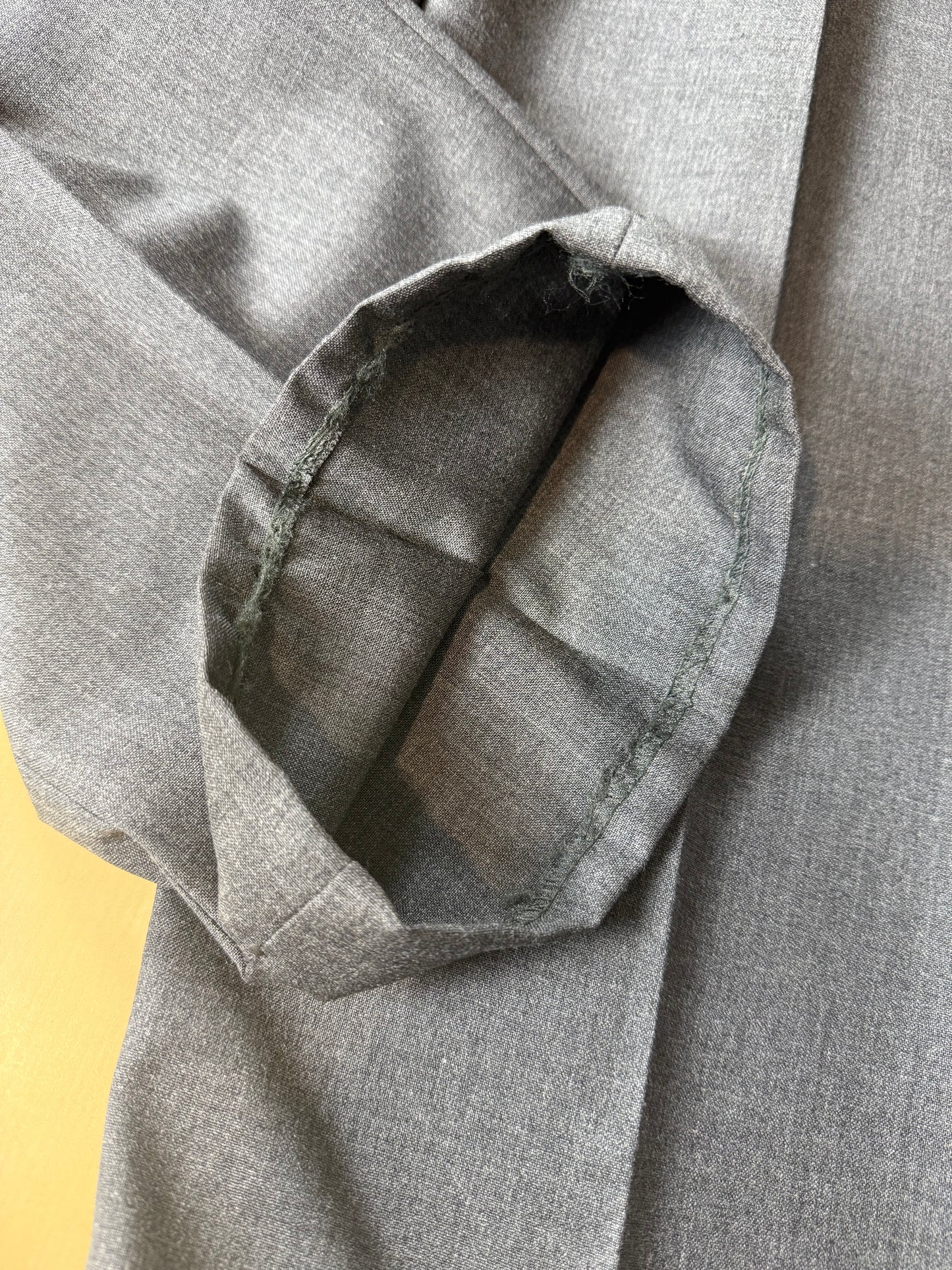Pantaloni fresco lana grigio antracite anni '80 - tg. 52