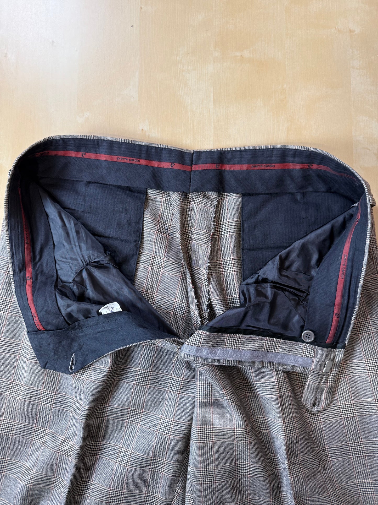 Completo Pierre Cardin principe di Galles flanella leggera - tg. 54