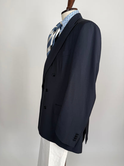 Giacca doppiopetto Cantarelli MTM fresco lana blu - tg. 56