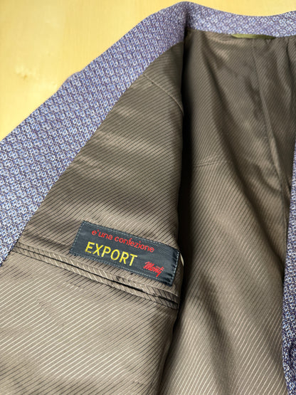 Completo anni ‘70 viola optical - tg. 44