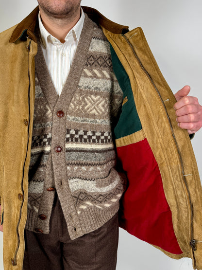 Giaccone Gant “Country coat” vintage pelle scamosciata - XL (52-56)