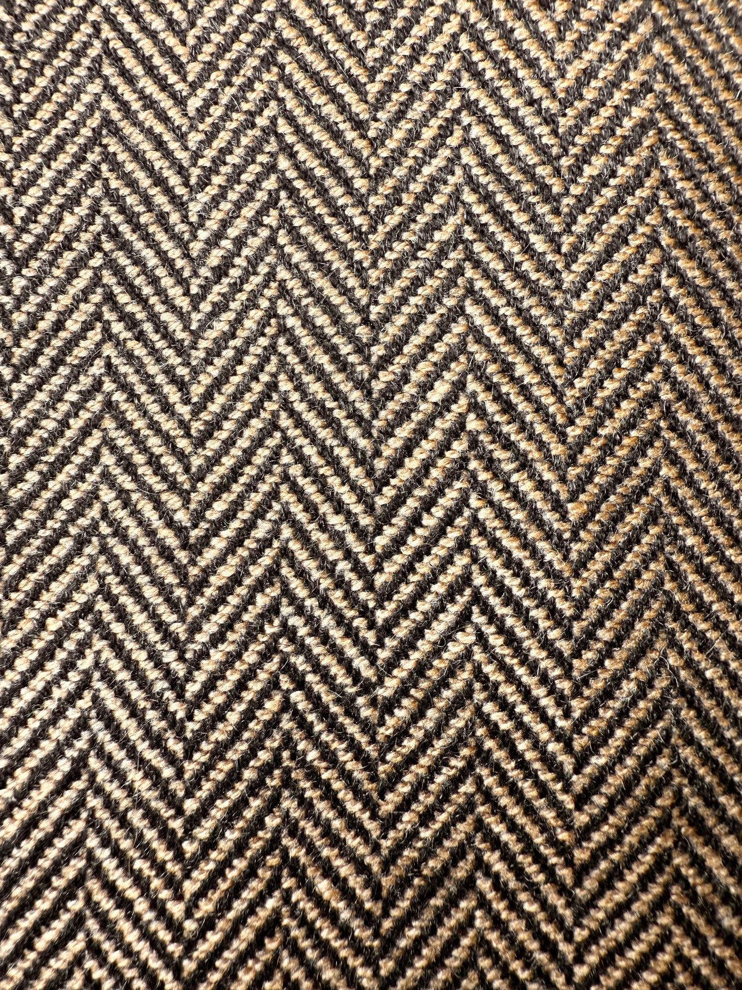 Giacca in puro cashmere marrone spigato - tg. 50