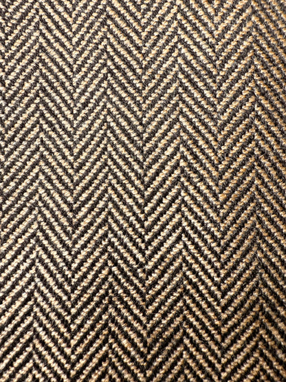 Giacca in puro cashmere marrone spigato - tg. 50