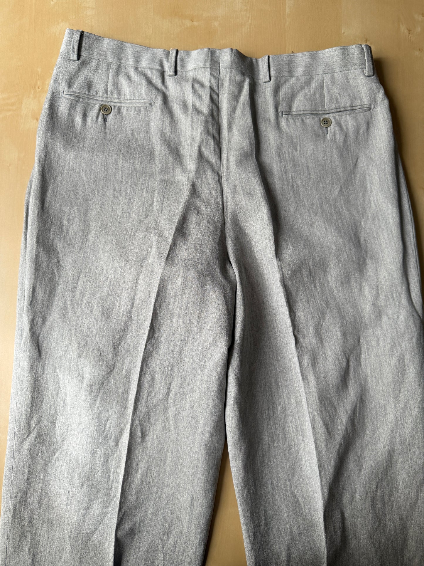 Panciotto damascato con pantalone abbinato in seta e lino - tg. 54