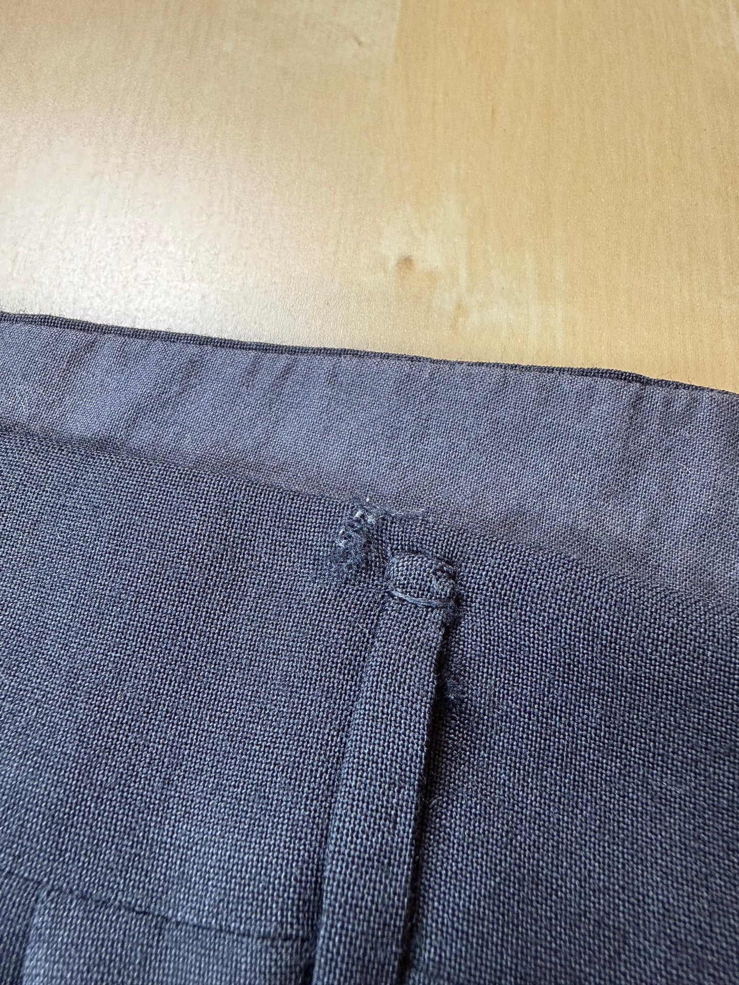 Pantaloni sartoriali fresco lana blu notte - tg. 56/58