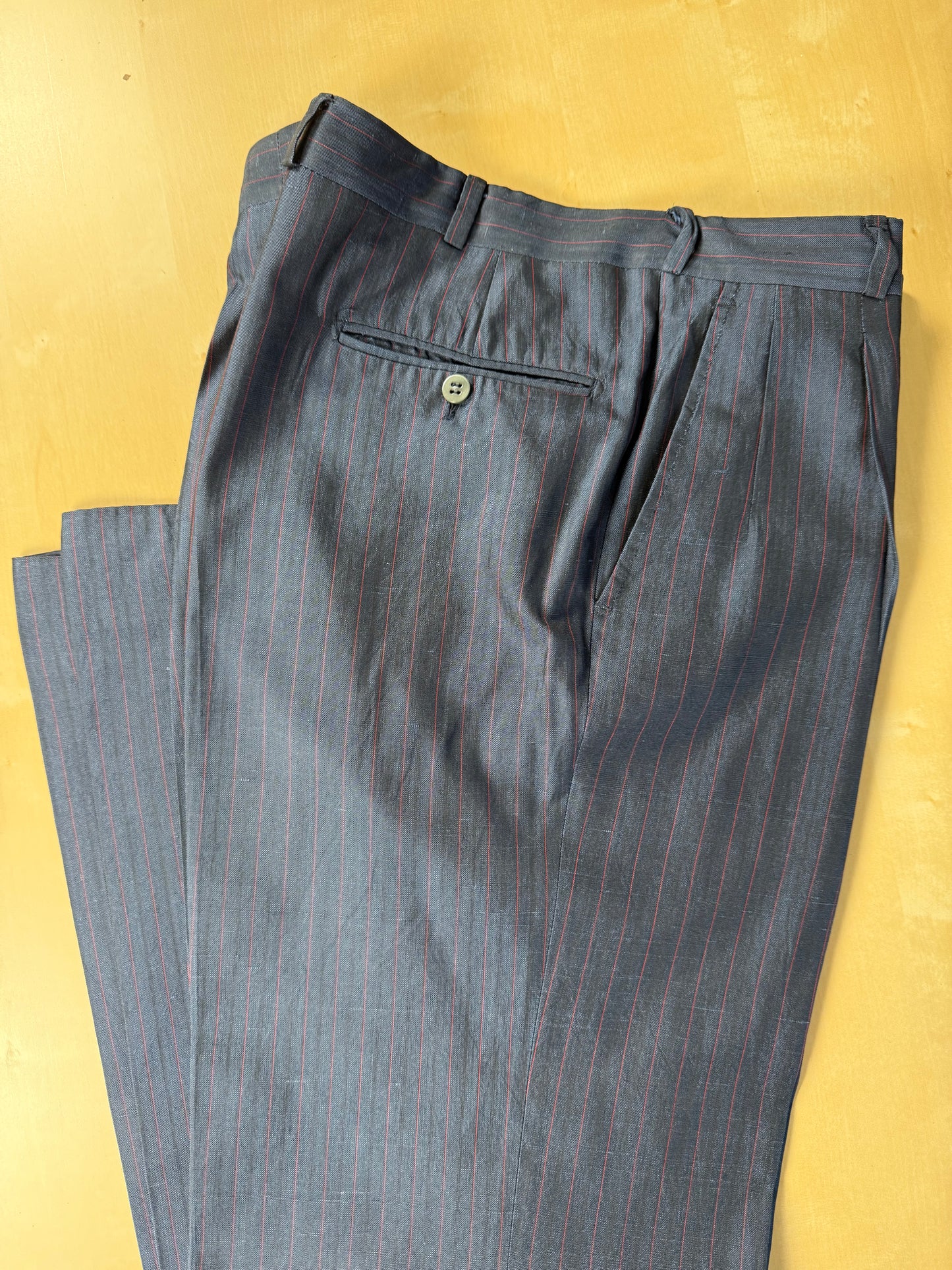 Completo doppiopetto Belvest pura seta shantung anni '70/'80 - tg. 46/48