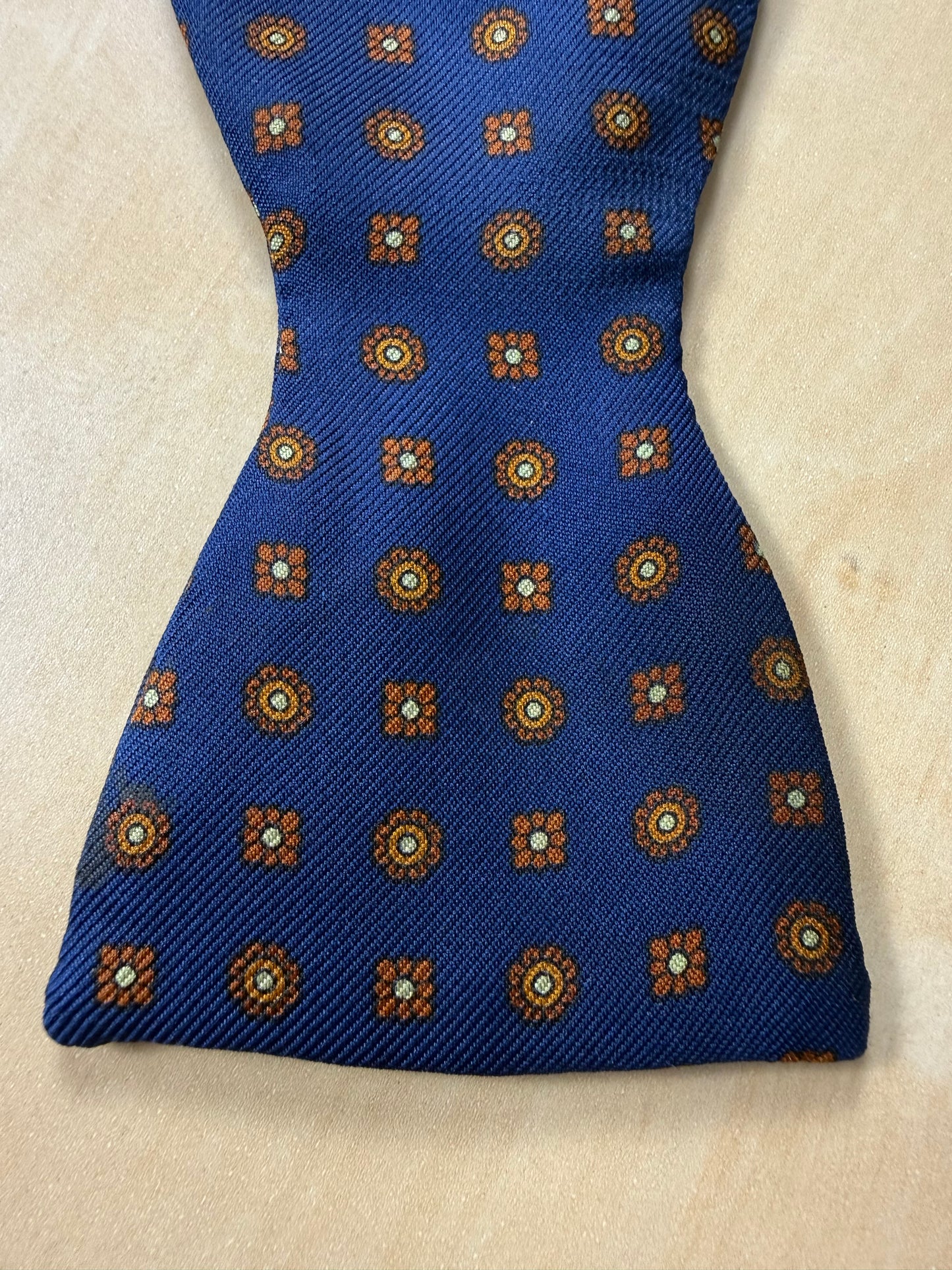 Papillon Marinella micro fantasia navy