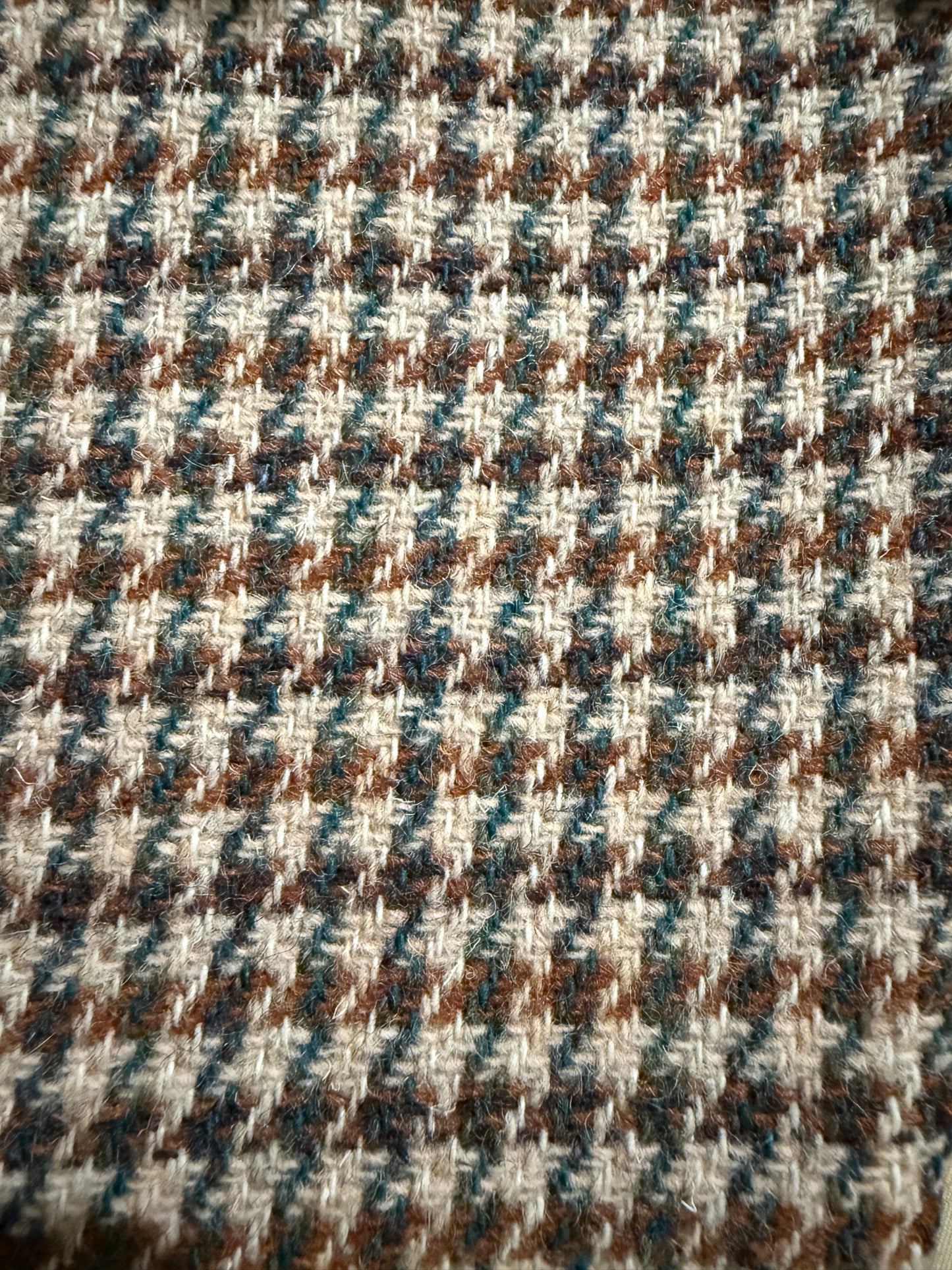 Giacca Yves Saint Laurent anni ‘70 in tweed pied-de-poule - tg. 48