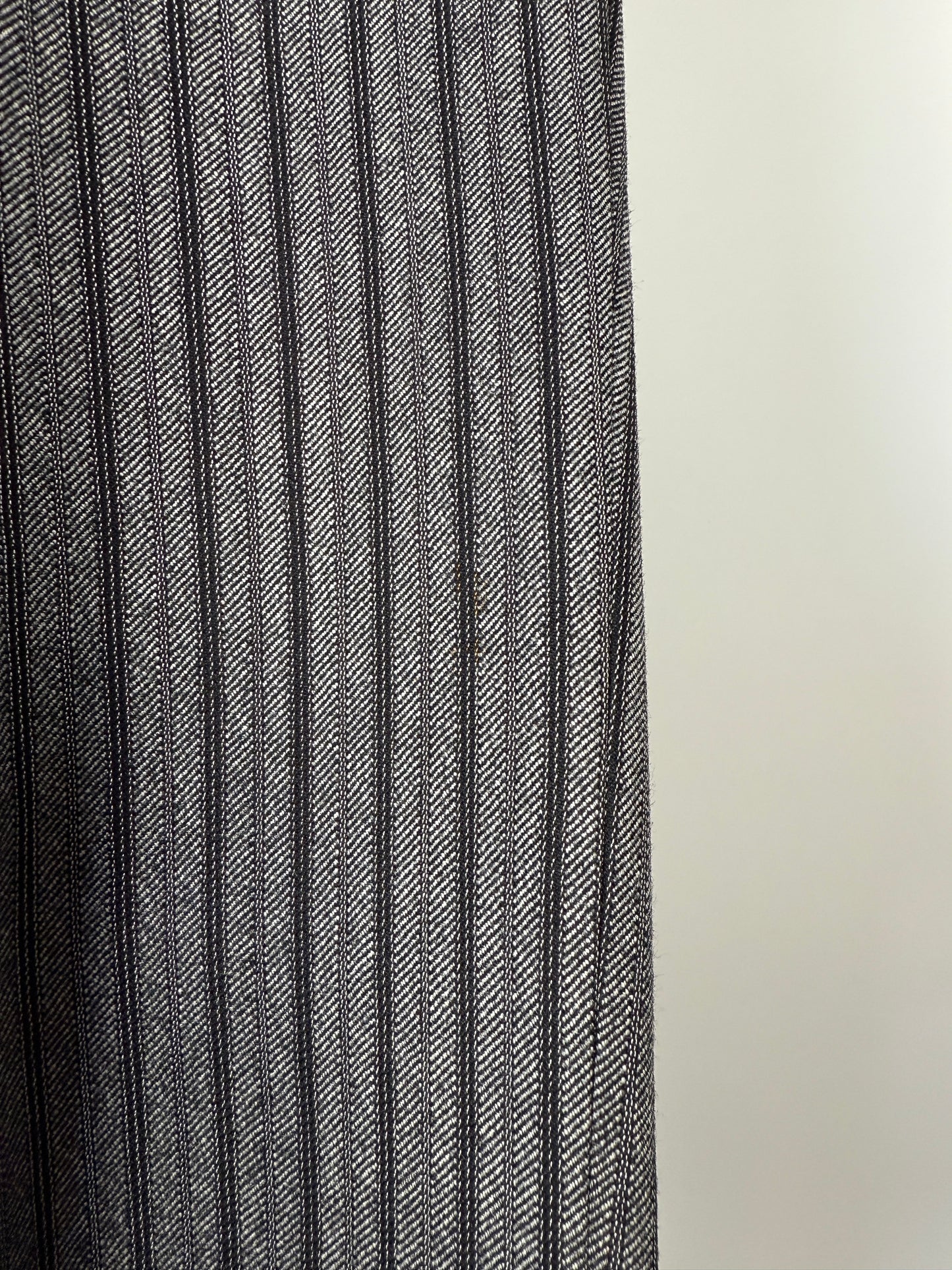 Pantalone anni ‘70 grigio a righe (morning dress) - tg. 44/46