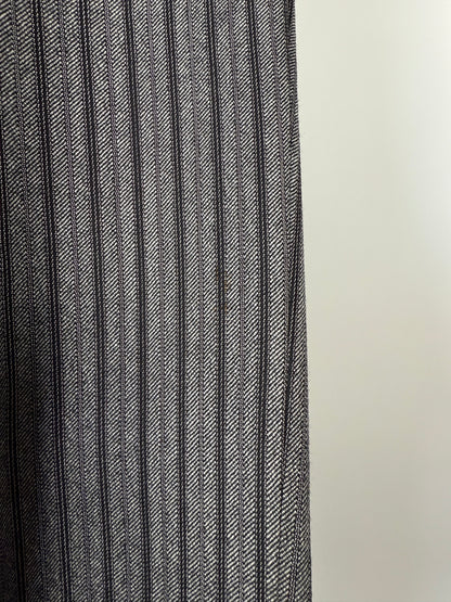 Pantalone anni ‘70 grigio a righe (morning dress) - tg. 44/46