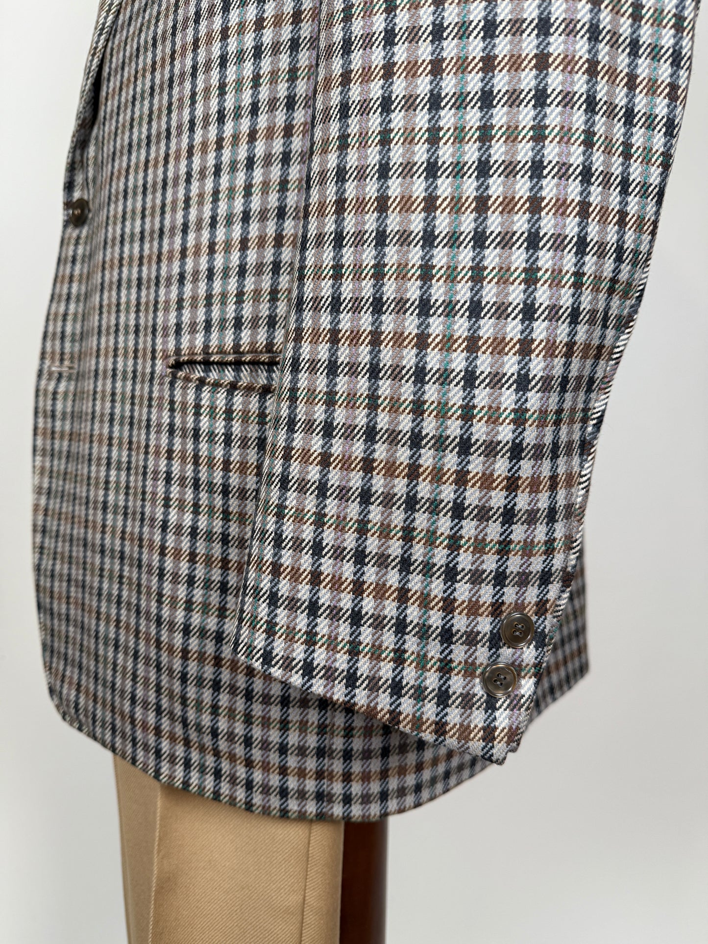 Giacca anni ‘70/‘80 quadri check - tg. 58