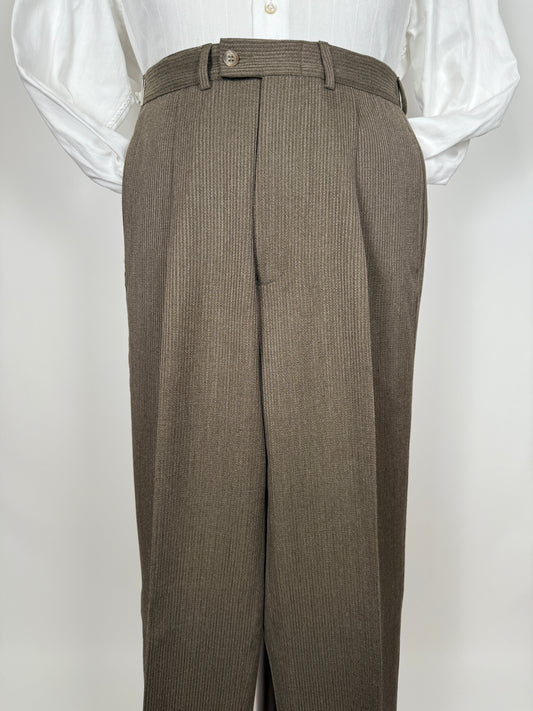 Pantaloni anni ‘80 in lana a coste (NOS) - tg. 44