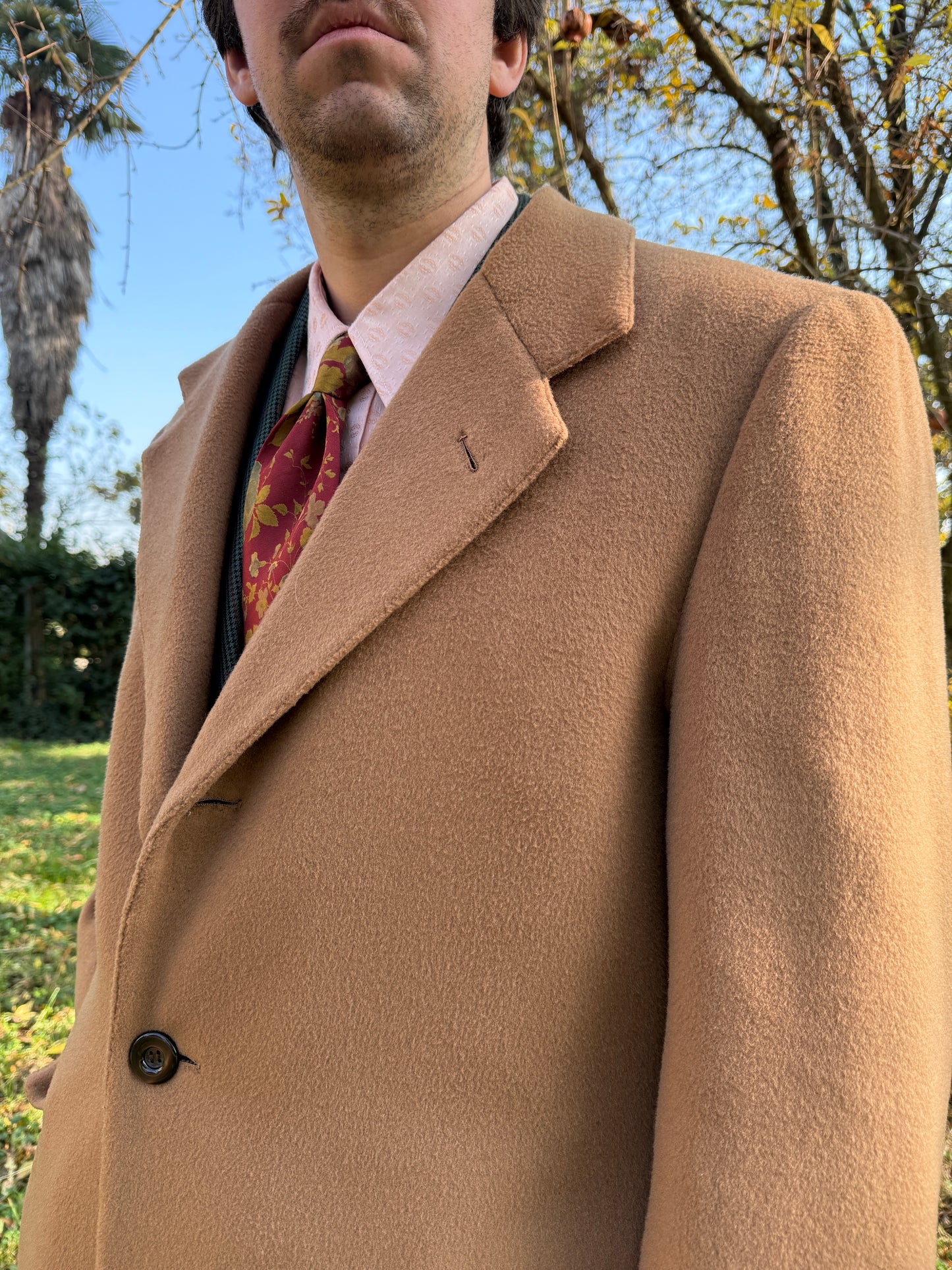 Cappotto cammello sartoriale anni ‘70/‘80 - tg. 48-50