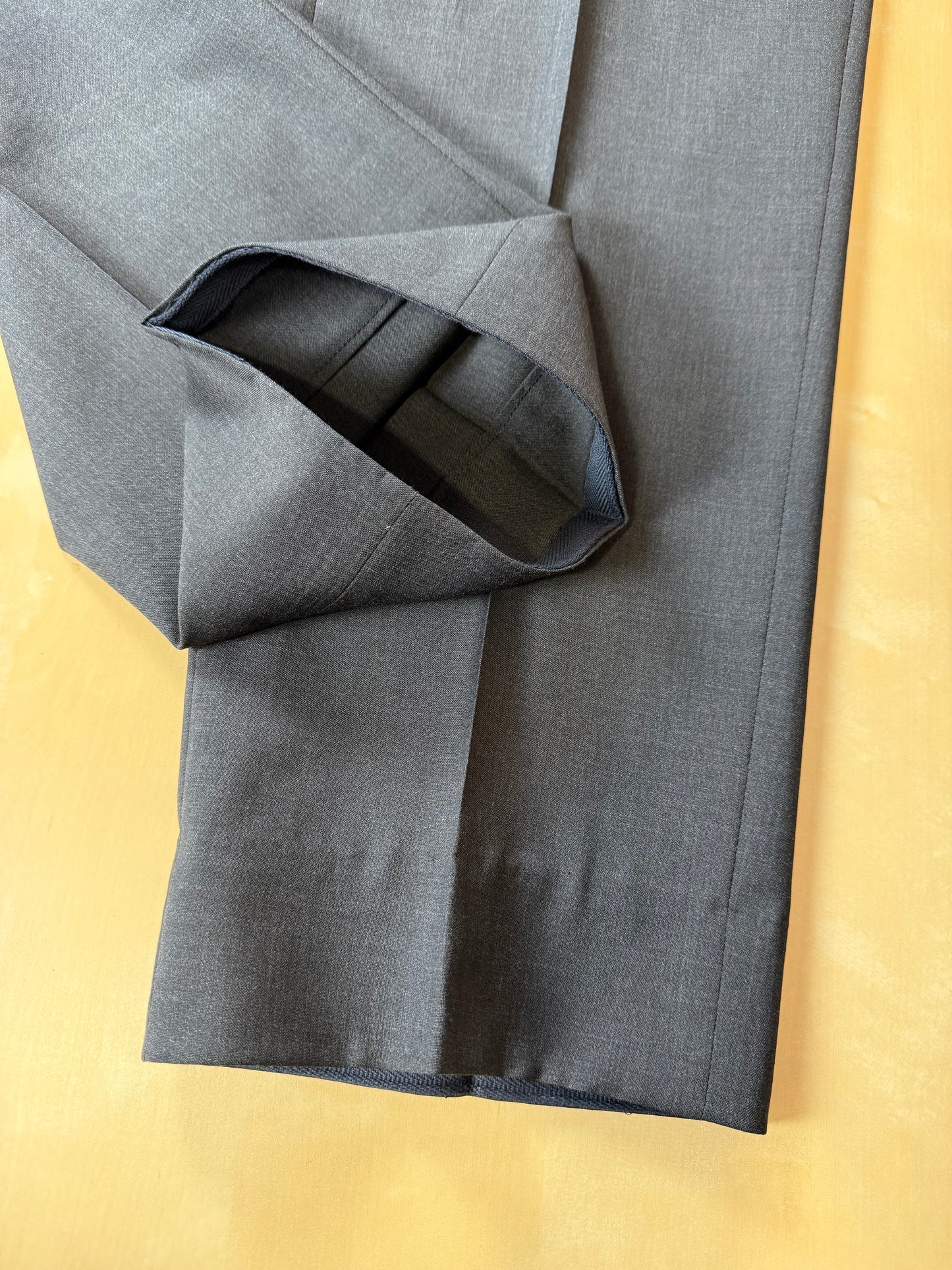 Pantaloni fresco lana grigio antracite (nuovi) - tg. 56