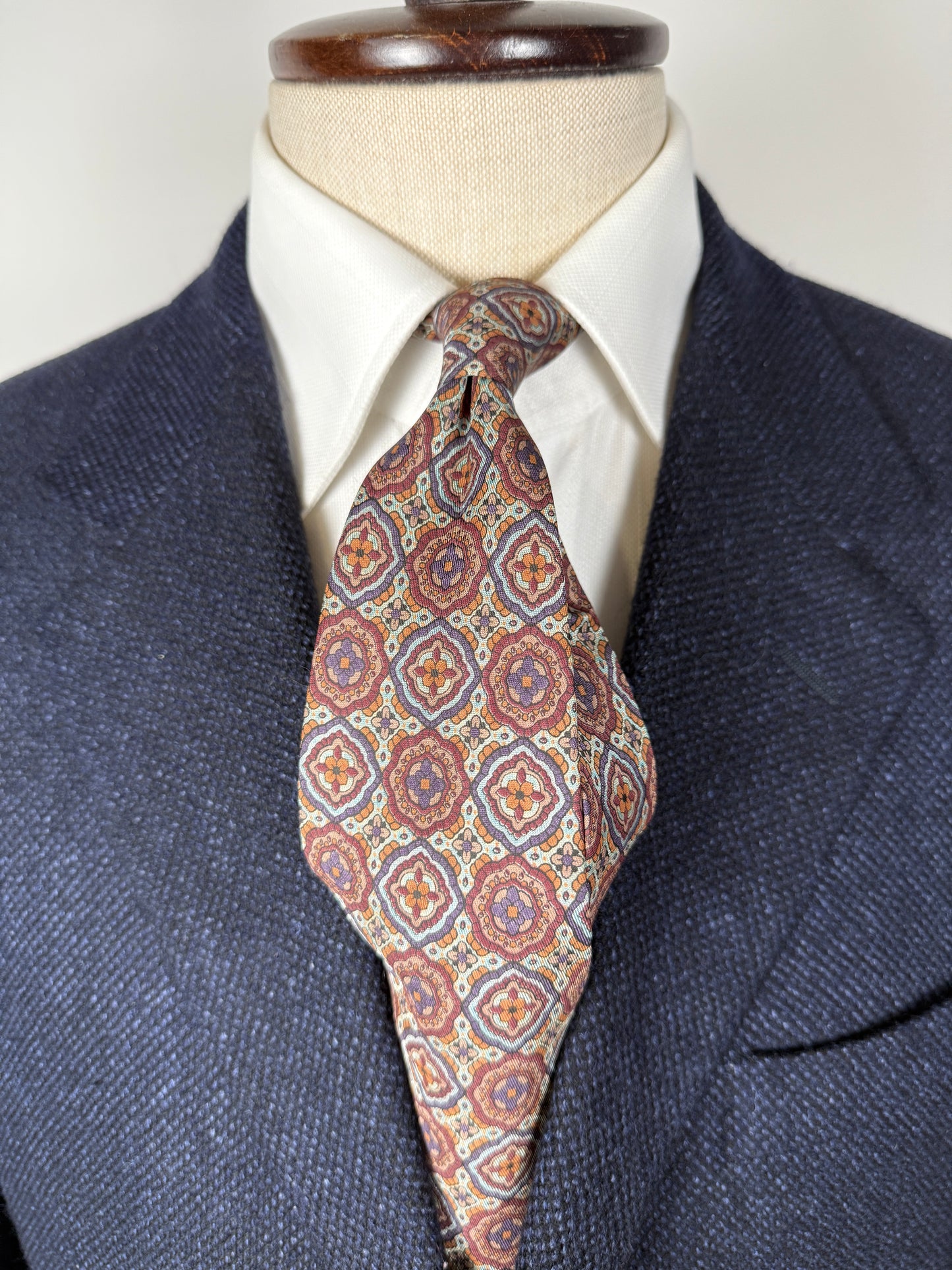 Cravatta fantasia rosette mandala