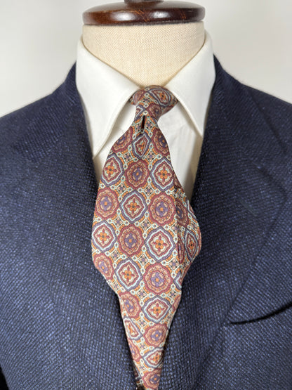 Cravatta fantasia rosette mandala