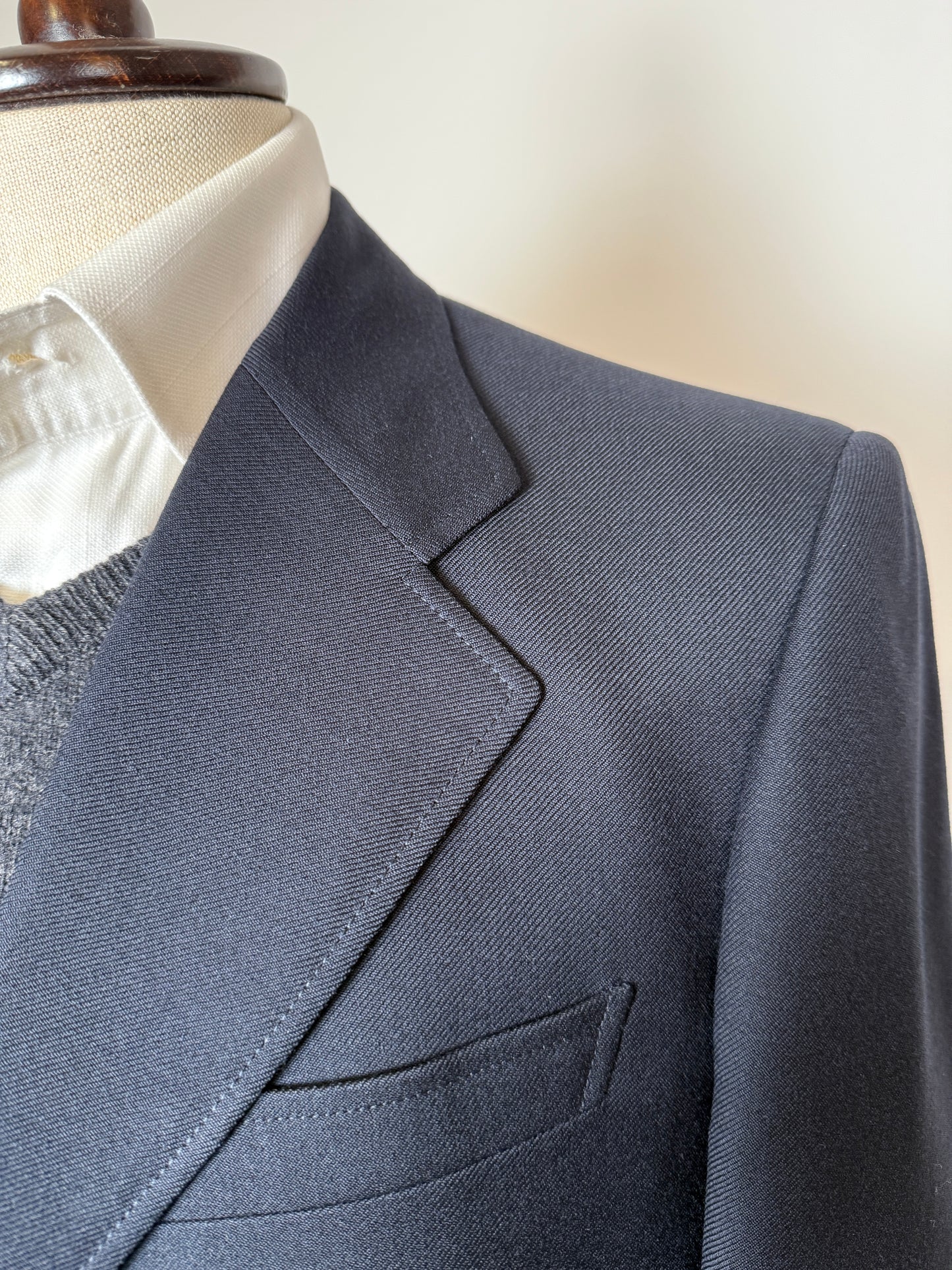 Giacca cavalry twill blu anni ‘60/‘70 - tg. 48