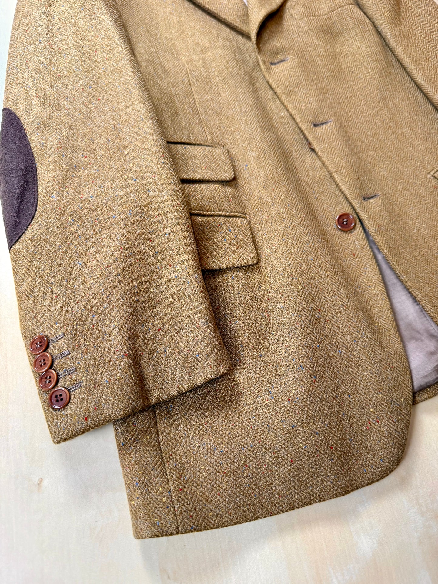 Giacca anni '90 100% cashmere donegal tess. Loro Piana - tg. 50/52