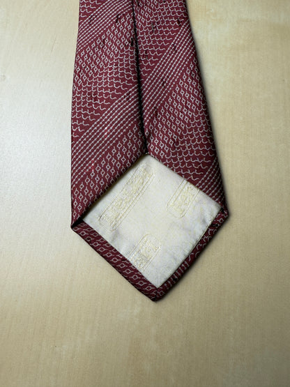 Cravatta Ferrari vintage F jacquard