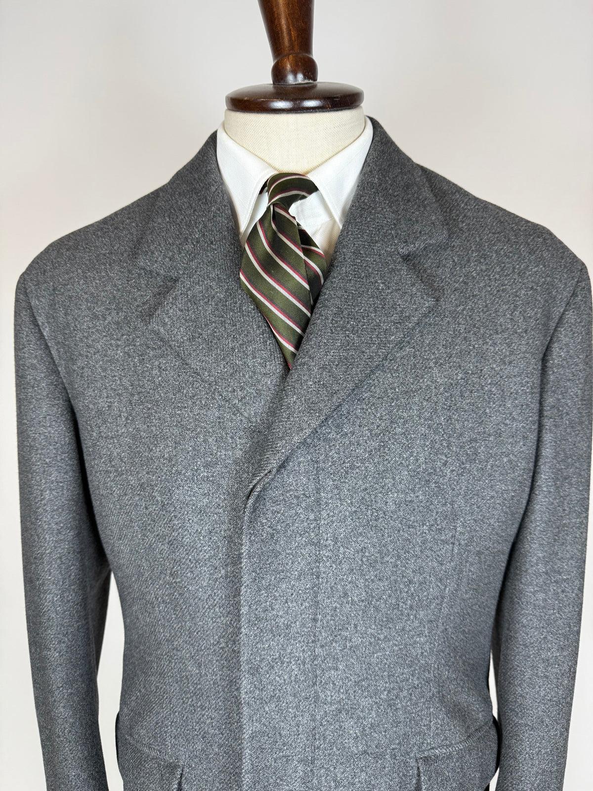 Cappotto sartoriale grigio anni '60 - tg. 46-48