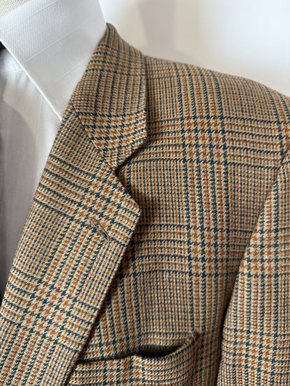 Giacca Yves Saint Laurent anni '80/'90 principe di Galles senape - tg. 54