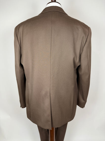 Completo anni ‘90 in twill marrone/cachi (NOS) - tg. 56