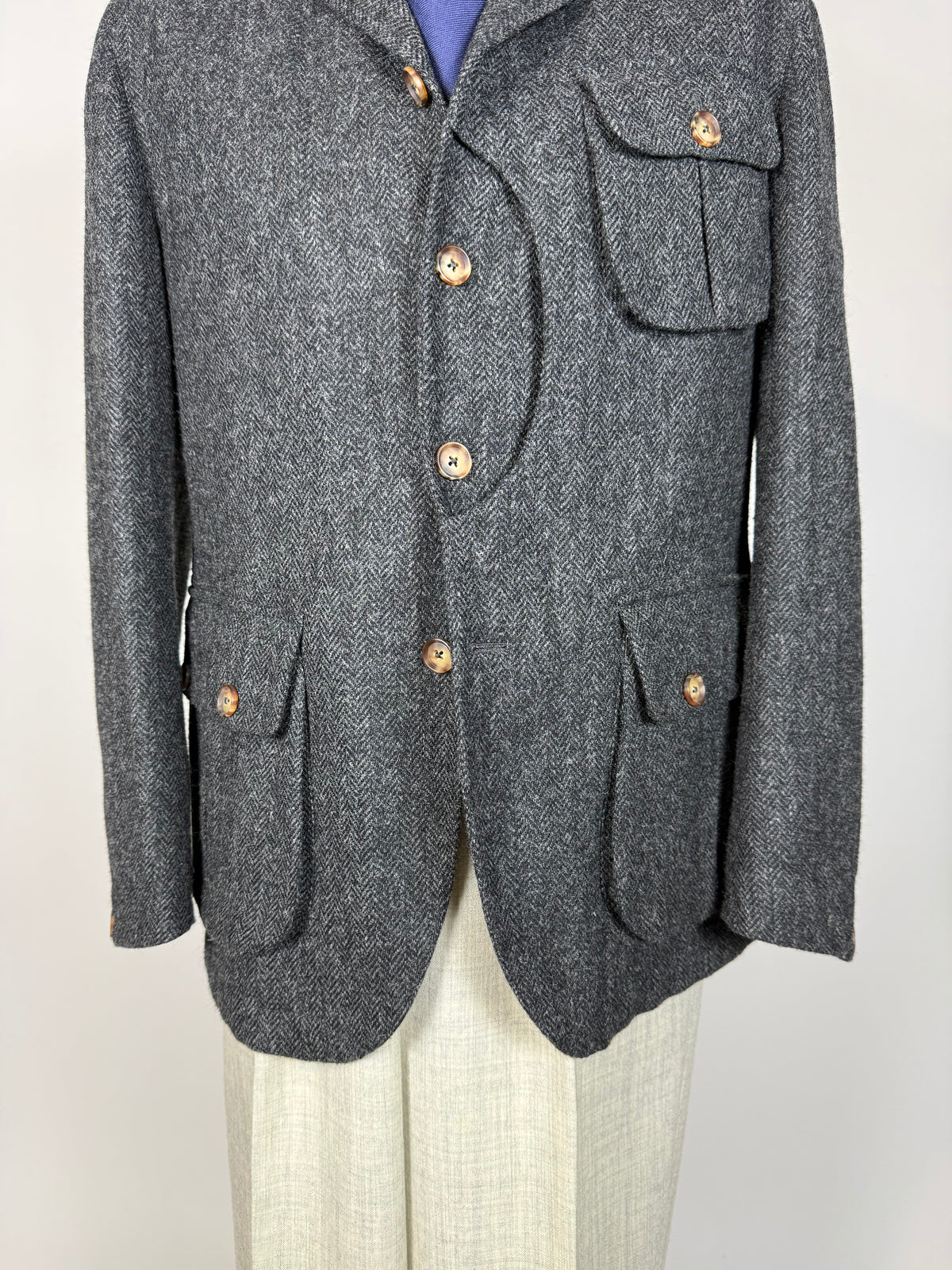 Giacca maremmana De Paz in tweed - tg. 52/54