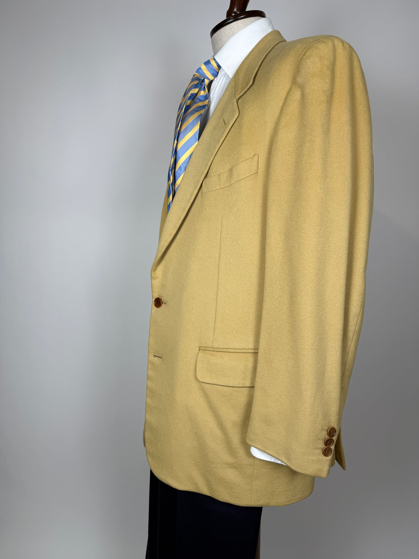 Giacca anni ‘80 100% cashmere tess. Loro Piana - tg. 54