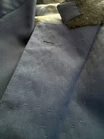 Giacca sartoriale fresco lana blu navy - tg. 50/52