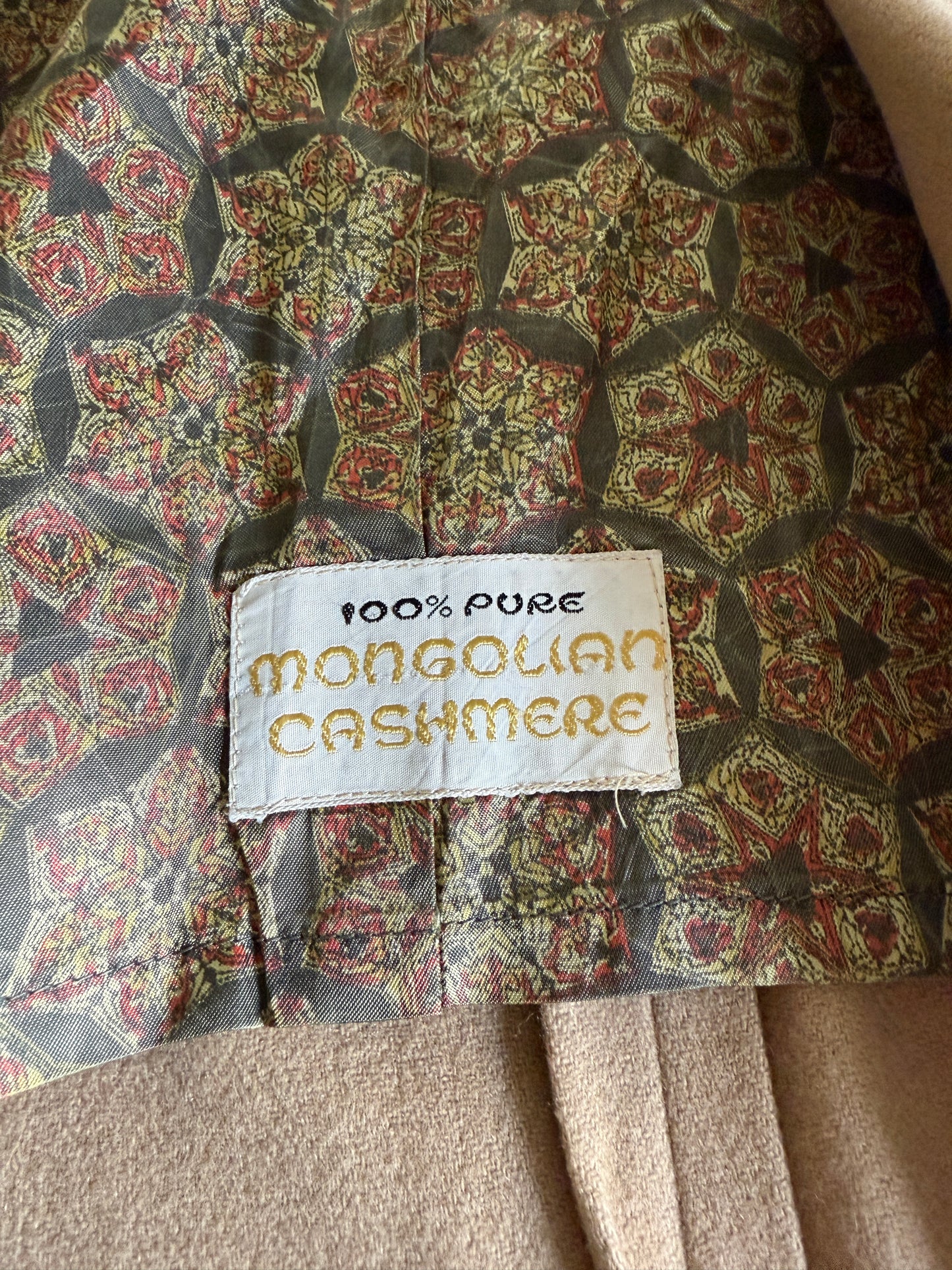 Giacca americana anni ‘60/‘70 in puro cashmere spinato - tg. 52