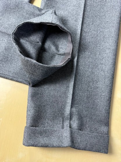 Pantaloni De Paz flanella grigio medio - tg. 50/52
