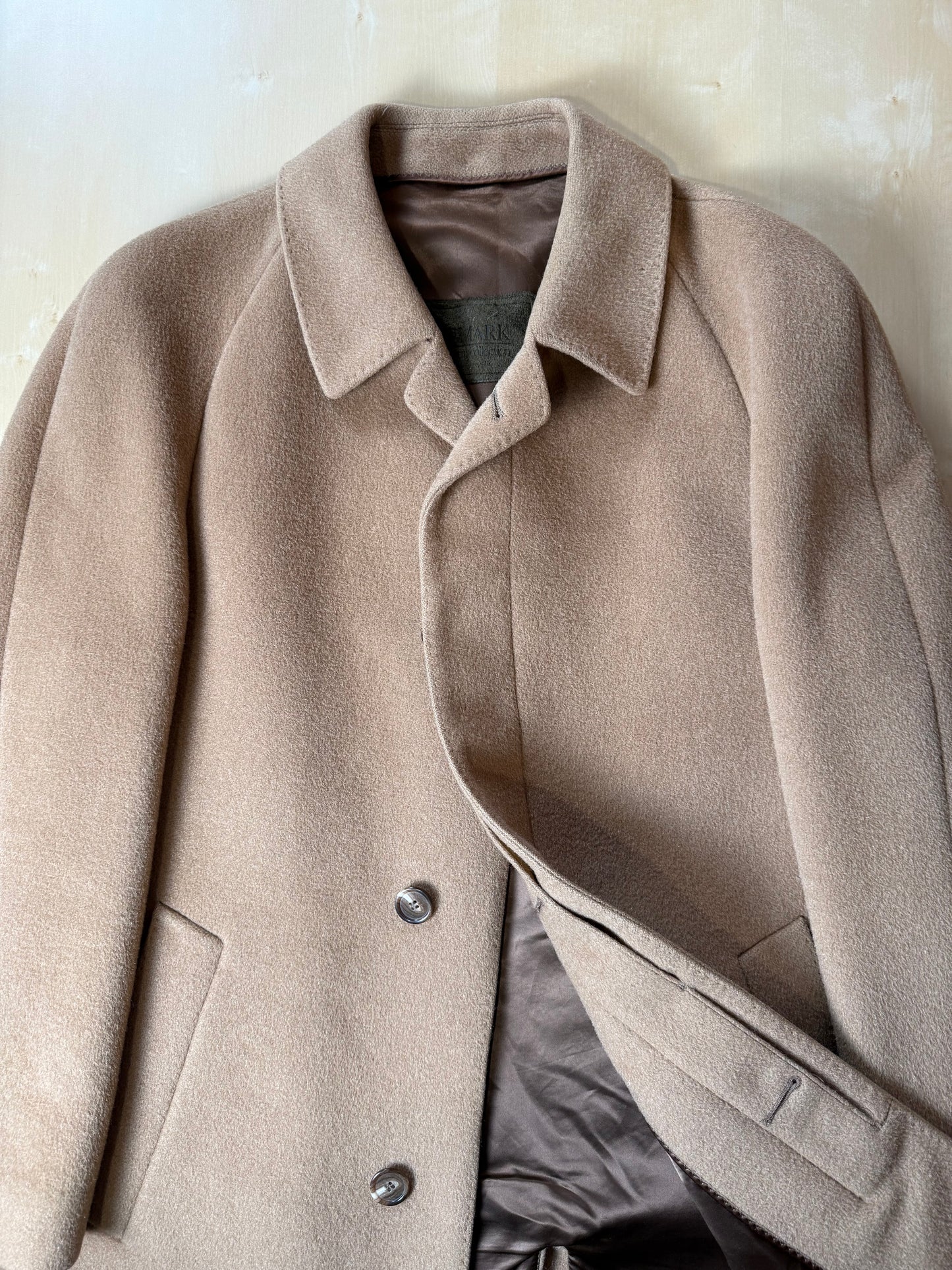 Cappotto raglan anni ‘80 lana e cammello - tg. 46-48